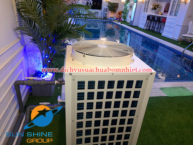 Lắp đặt bơm nhiệt nước nóng, bơm nhiệt hồ bơi tại khách sạn Trang Bông Tp Đà Lạt