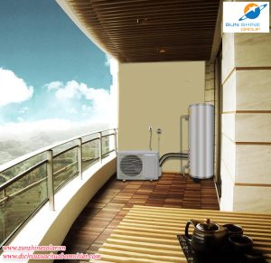 Máy bơm nhiệt bình tích hợp